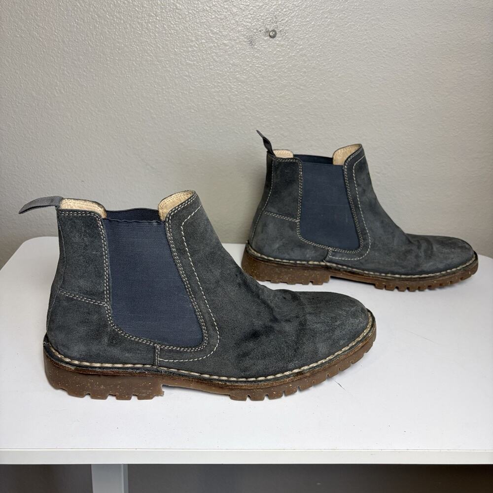 Steve Madden Chukka Boots Men Gray Suede Slip On Size 10.5 D